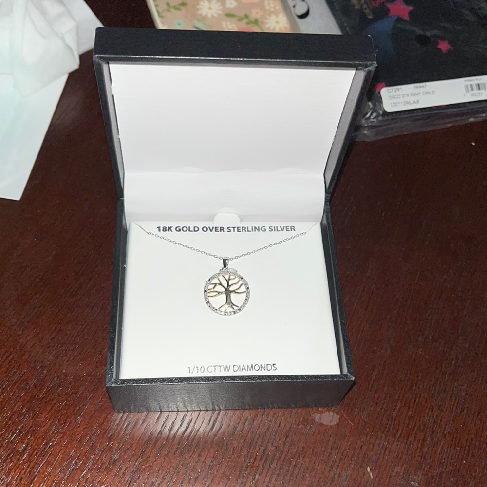 Diamond Tree Necklace